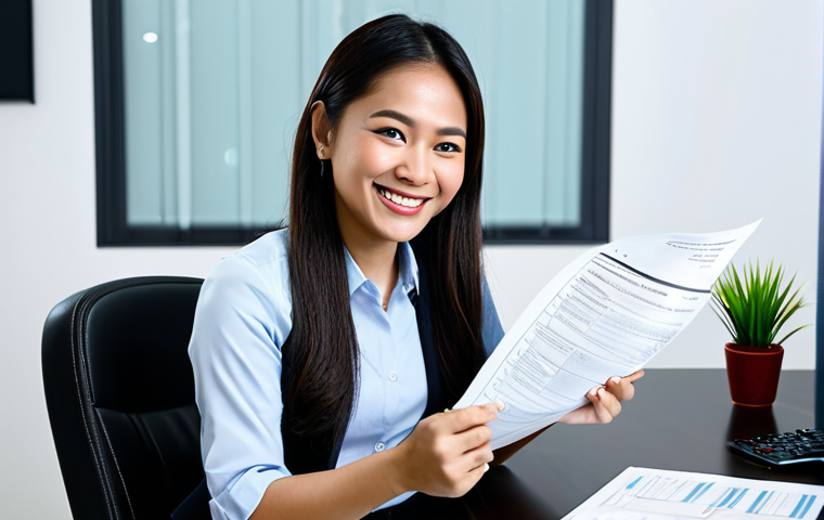 **

"A professional female accountant in a modern office setting, smiling confidently while reviewing tax documents, fully clothed in a modest business attire, safe for work, appropriate content, perfect anatomy, natural pose, professional lighting, family-friendly, highlighting the importance of tax planning for individuals in Malaysia, subtle background featuring the Malaysian flag, emphasizing financial security."

**